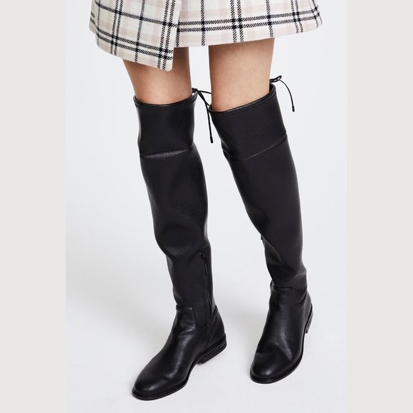 MICHAEL Michael Kors Jamie Stretch Over-The-Knee Flat Boot Black Size 8 - Picture 1 of 13